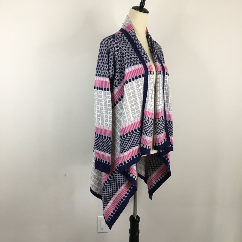 Bcbgmaxazria Multi-Color Mixed Print High Low Hem… - image 4